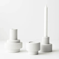 Annix Candle Holder - White