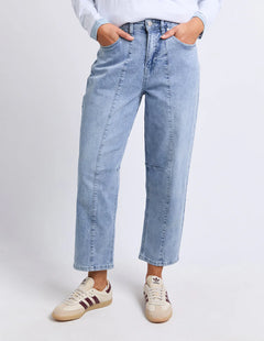 Ambrose Barrel Jean - Light Blue