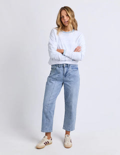 Ambrose Barrel Jean - Light Blue