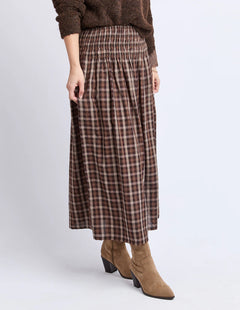 Coco Check Skirt