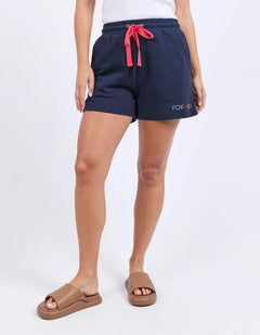 Simplified Confetti Shorts - Navy
