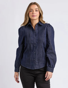 Poppy Shirt - Indigo