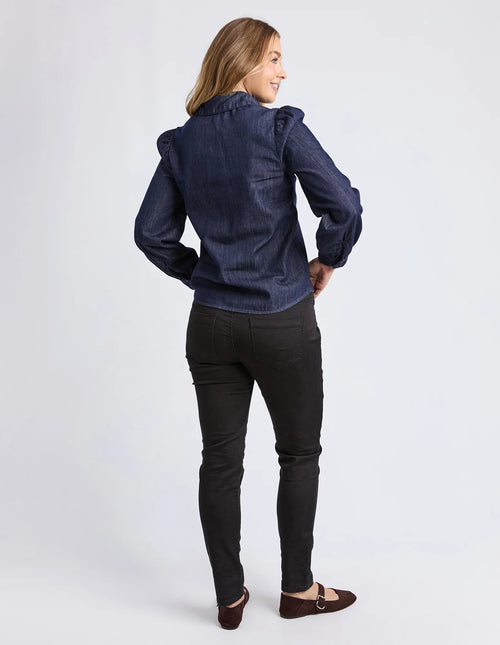 Poppy Shirt - Indigo