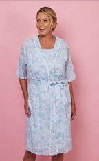 Cotton Robe - Vintage Paisley