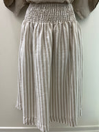 Lola Skirt - Natural Stripe