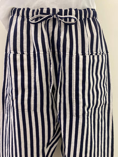 Darcy Pant - Indigo Stripe