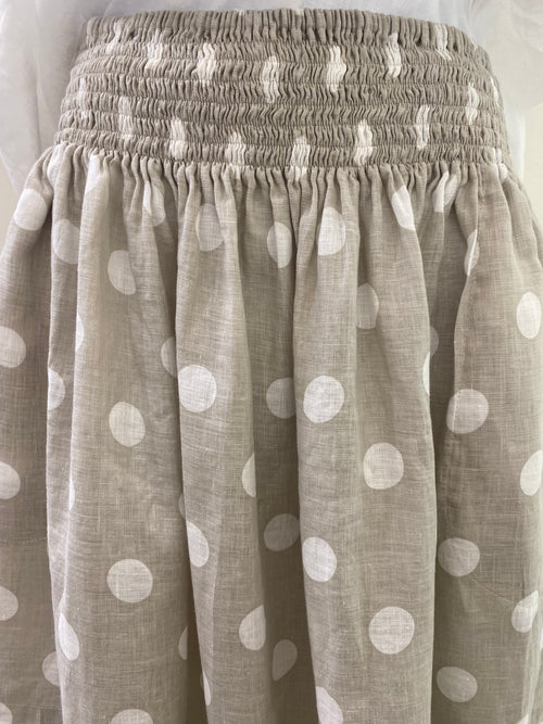 Zoe Skirt - Natural Spot