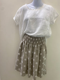 Zoe Skirt - Natural Spot