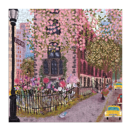 Blooming Streets Puzzle - 500 Piece
