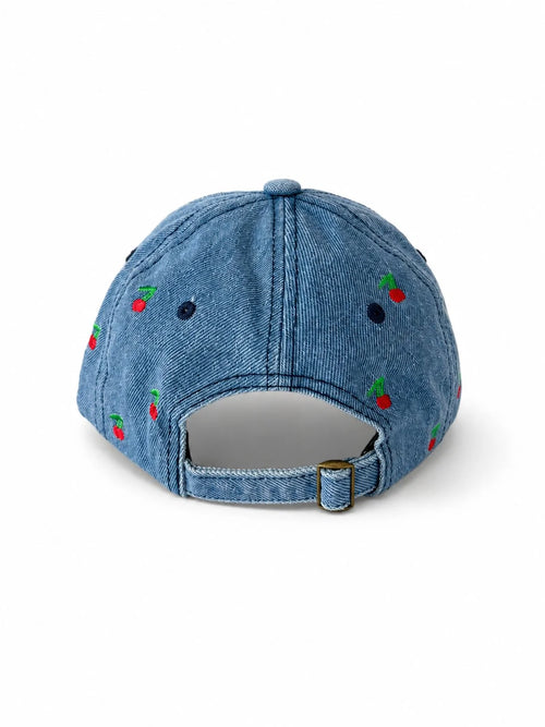 Denim Cap - Cherry on Top