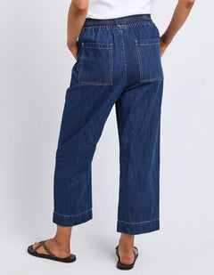 Greta Slim Leg Pant - Denim