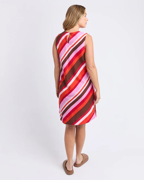 Guava Stripe Dress