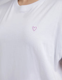 Halli Short Sleeve Tee - White