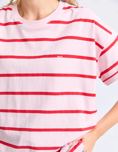 Halli S/S Tee - Stripe