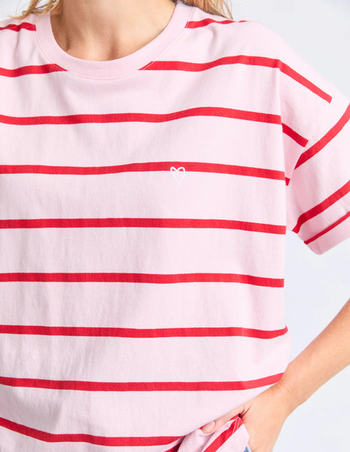Halli S/S Tee - Stripe