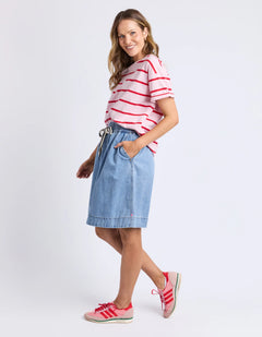 Halli S/S Tee - Stripe