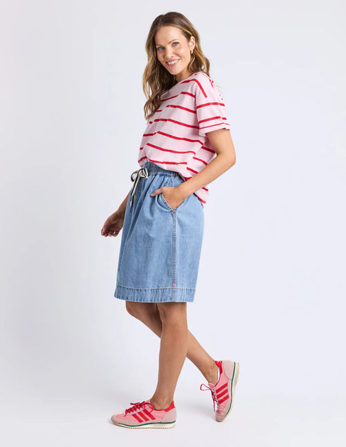 Halli S/S Tee - Stripe