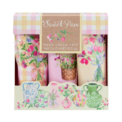 Sweet Pea Hand Cream Trio