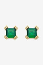 Julianna Green Studs - Gold