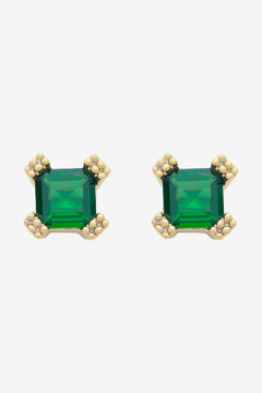 Julianna Green Studs - Gold
