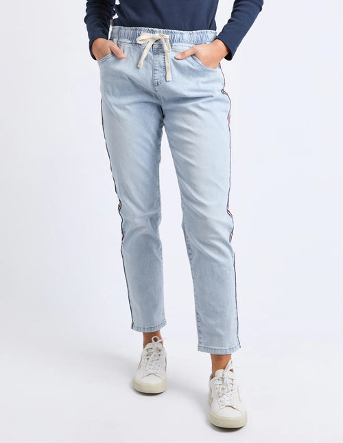 Juliette Taped Jogger - Pale Blue