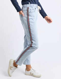 Juliette Taped Jogger - Pale Blue