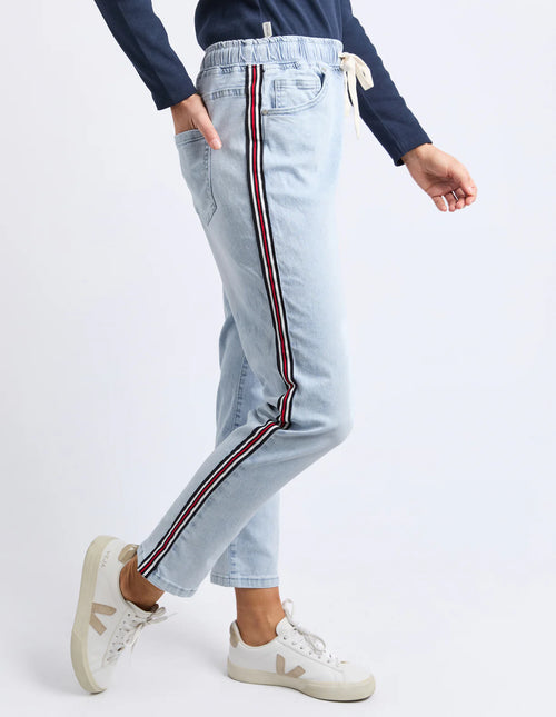 Juliette Taped Jogger - Pale Blue