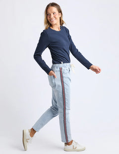 Juliette Taped Jogger - Pale Blue