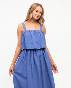 Eloise Midi Dress - Cerulean
