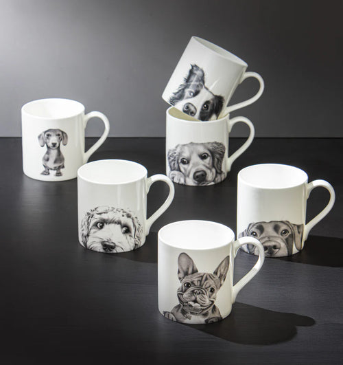 Peeking Pups Mug
