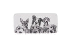 Peeking Pups Rectangle Platter