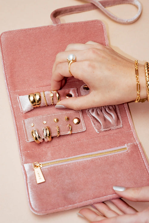 Soft Pink Jewellery Wallet