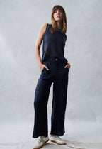Jude Linen Pants - Navy