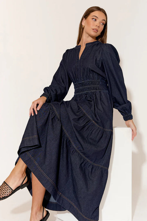 Denim Maxi Dress