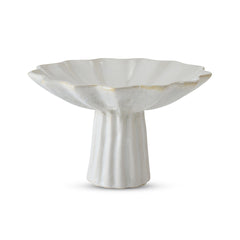 Carey Ivory High Footed Bowl