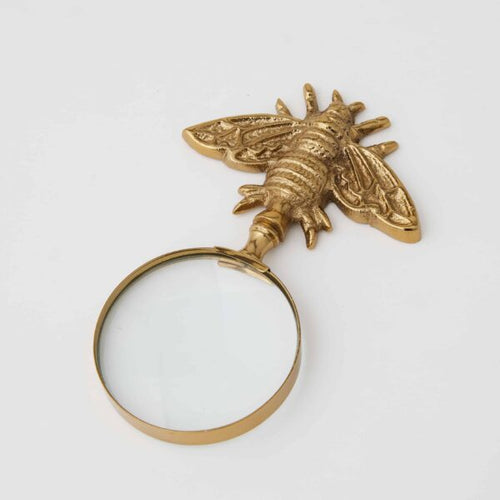 Magnify Glass -Gold Bee