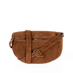 Suede Bum Bag - Dark Camel