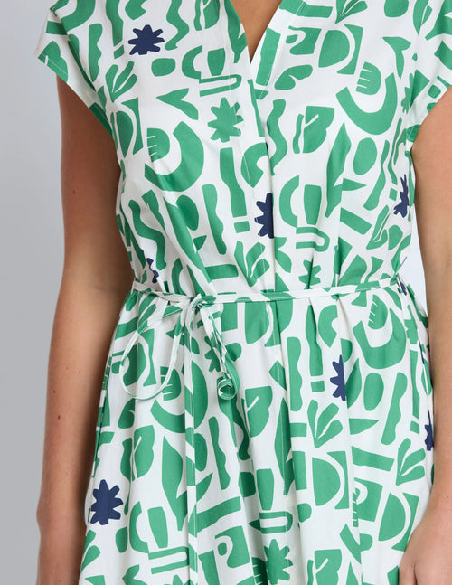 Marly Dress - Spring Green