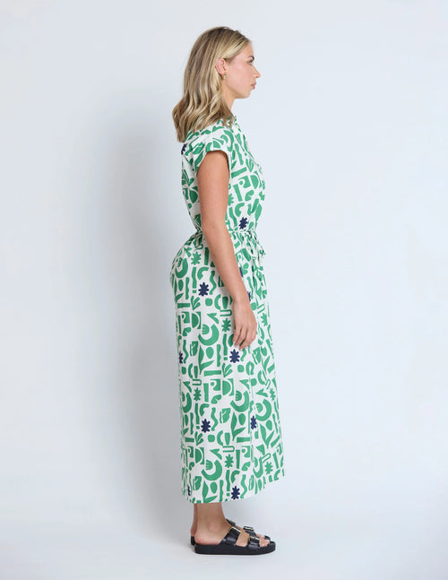 Marly Dress - Spring Green