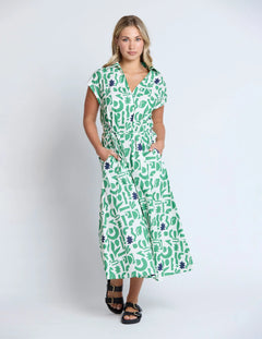 Marly Dress - Spring Green