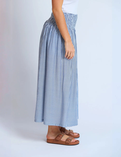 Millie Skirt - Navy Stripe