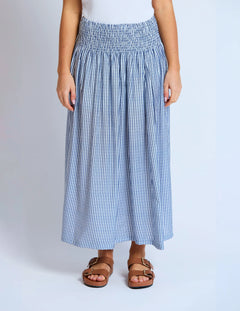 Millie Skirt - Navy Stripe