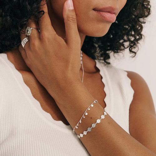 Coin Bracelet - Silver