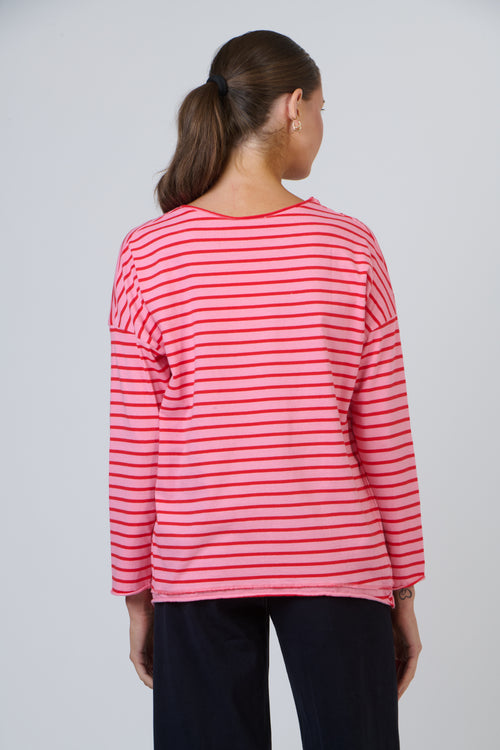 Long Sleeve Top - Swirly Pop
