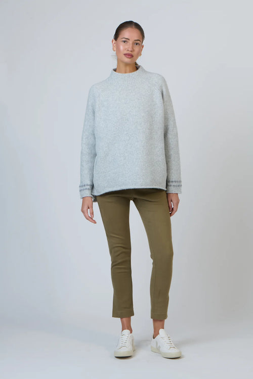 Straight Leg Stretch Pants - Mulch