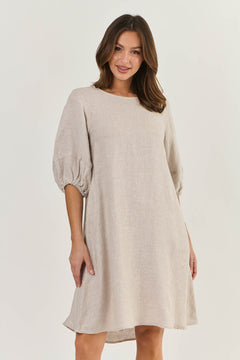 Linen Dress - Dune