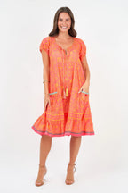 Sao Paulo Dress - Majestic Watermelon