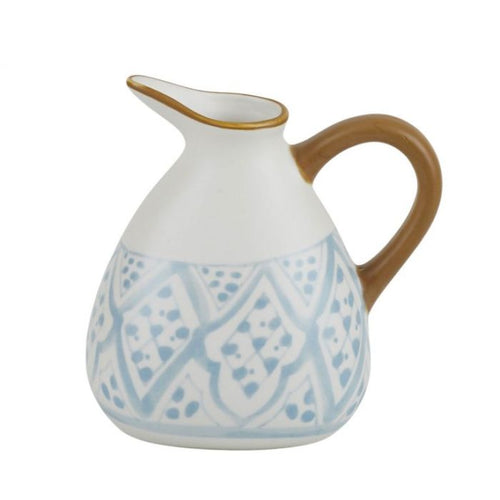 Oil Bottle - Blue/White