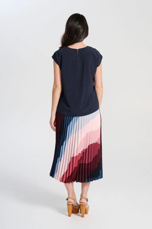 Kona Pleated Skirt Skyline