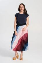 Kona Pleated Skirt Skyline